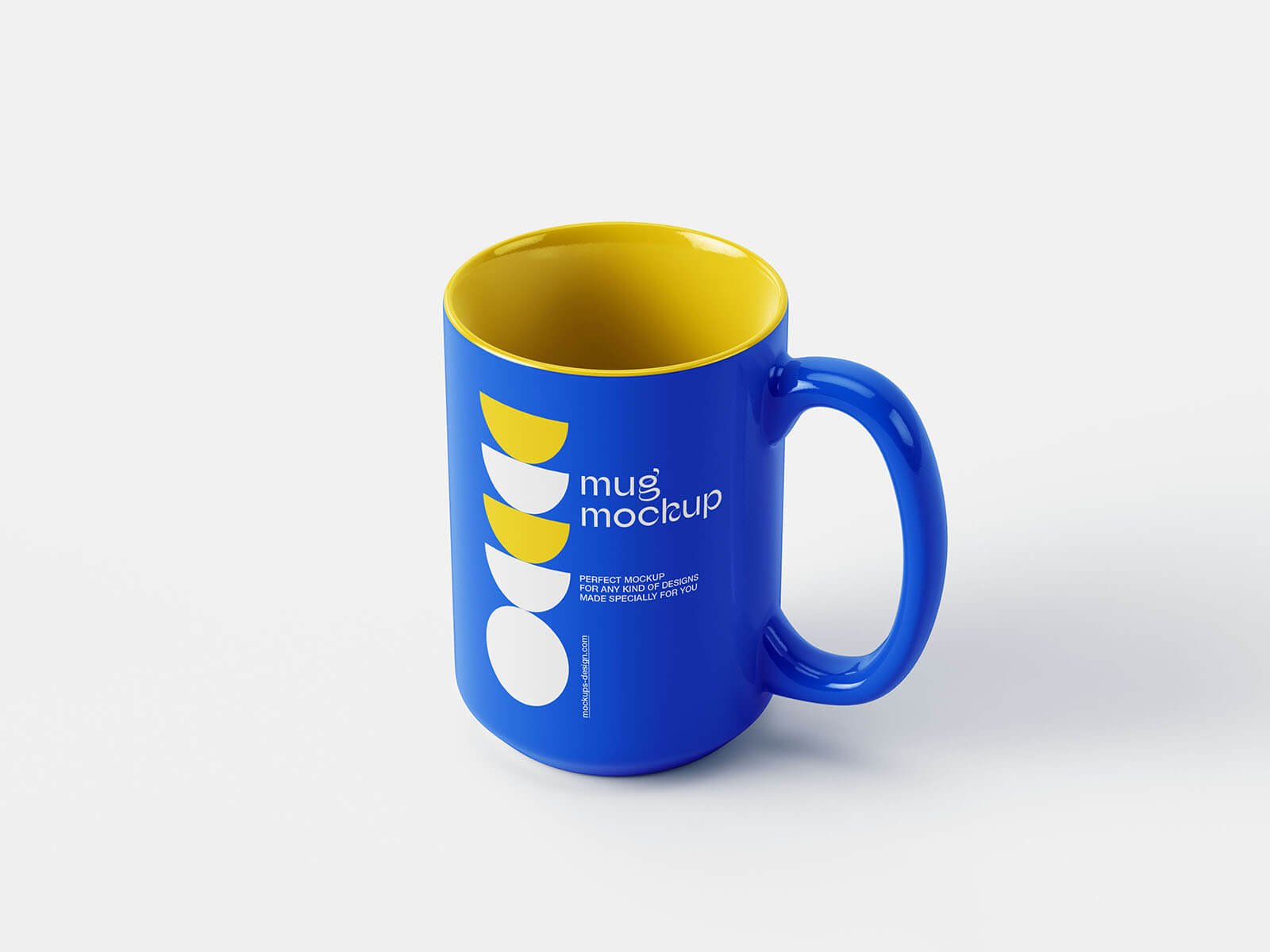4 Free Ceramic Tall Coffee Mug Mockup PSD Files