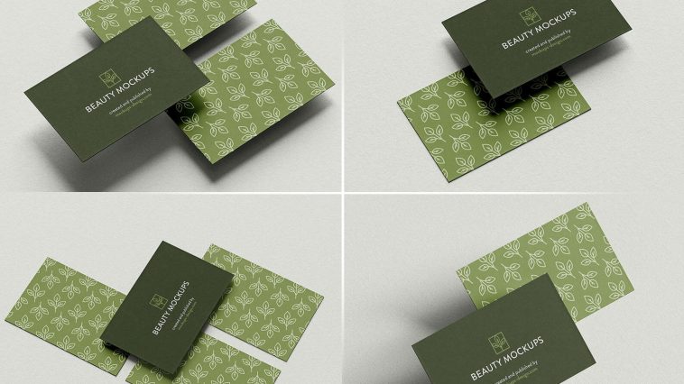 Orange Elegant Corporate Business Card Psd - PsFiles