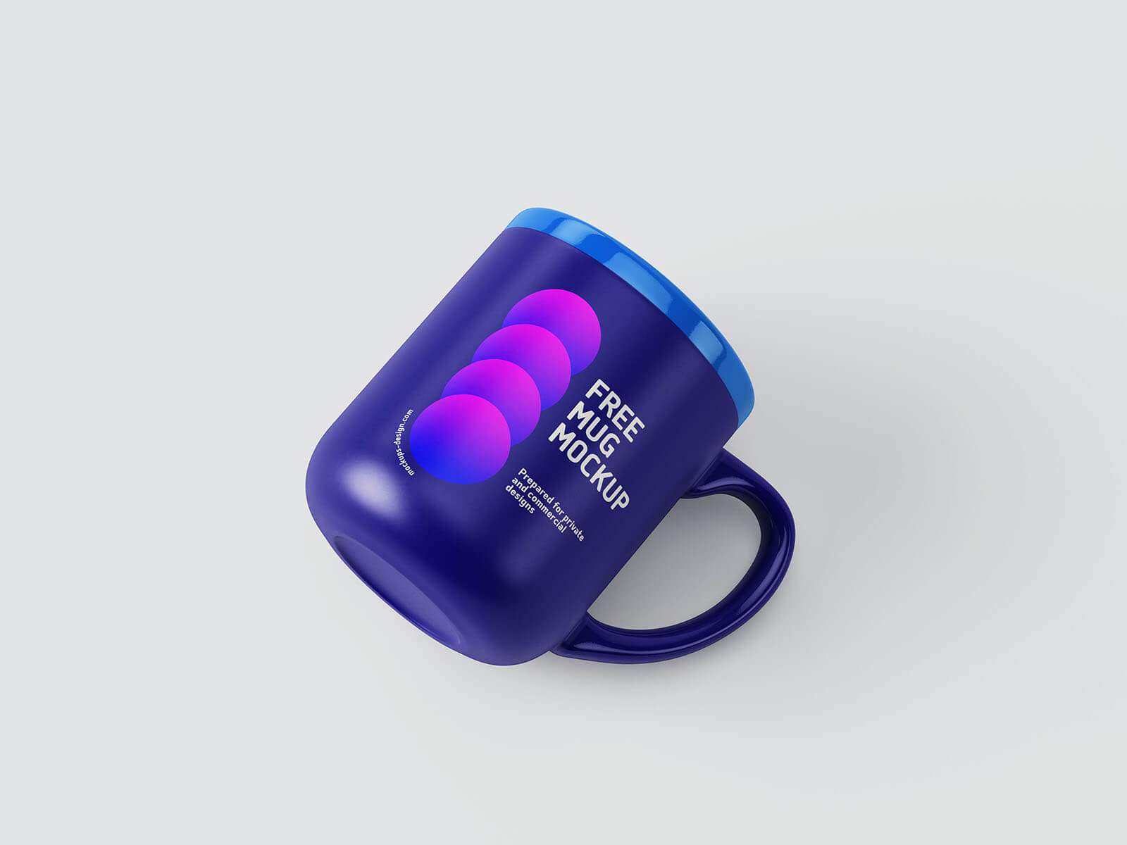 5 Free Glossy / Matt Ceramic Mug Mockup PSD Files