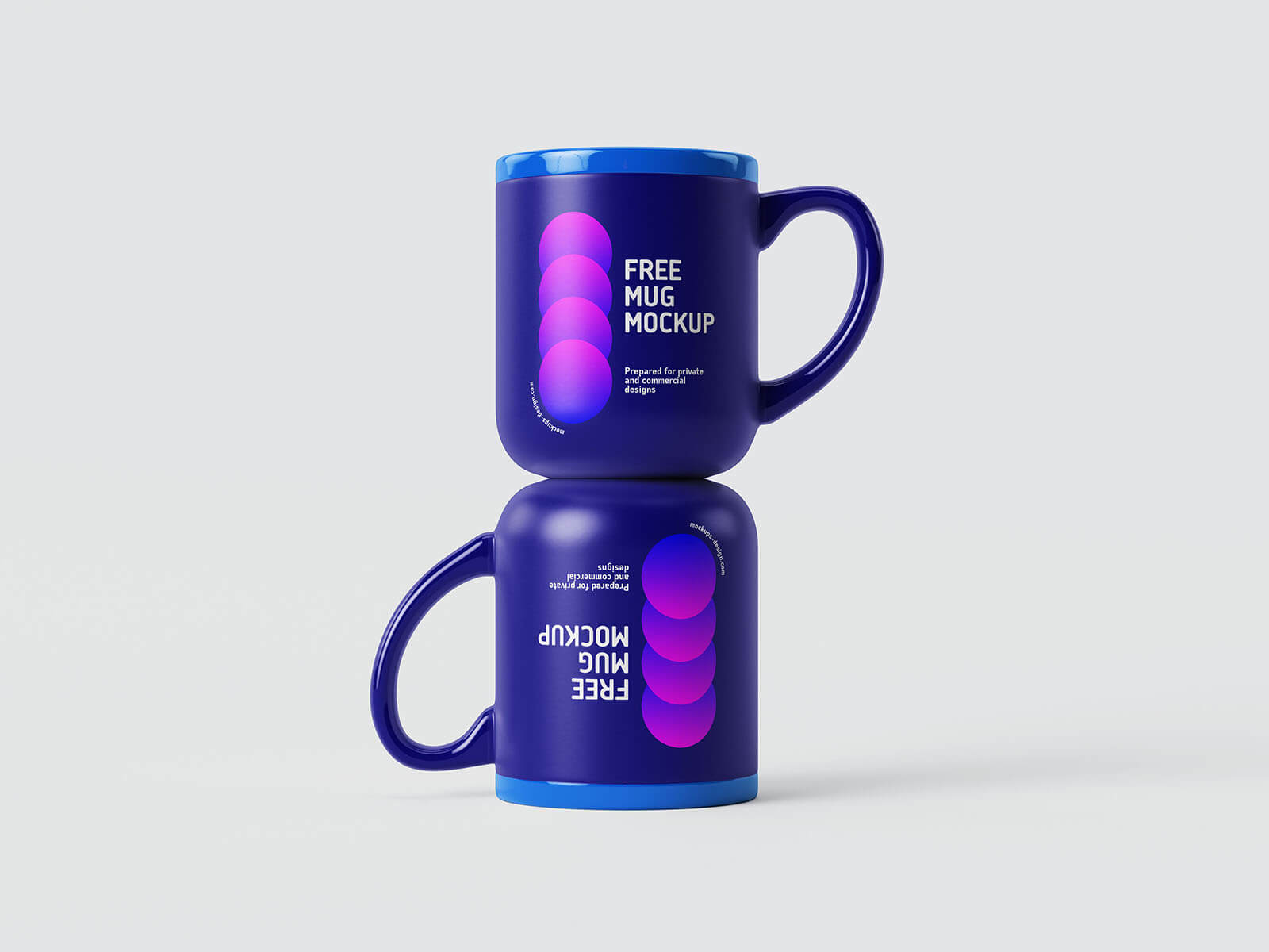 5 Free Glossy / Matt Ceramic Mug Mockup PSD Files