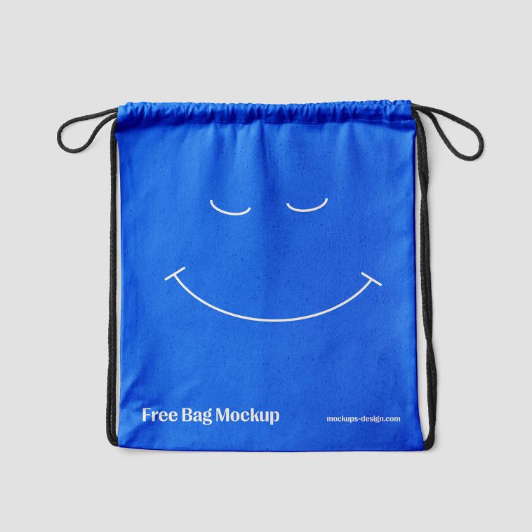Free Linen Bag Mockup