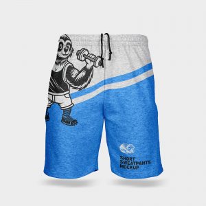 Short Sweatpants Mockup