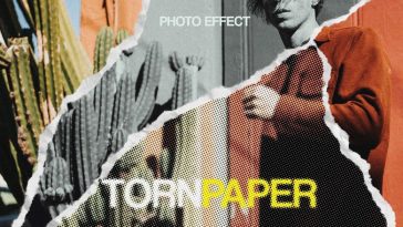 Torn & Ripped Paper Photo Effect Vol.2