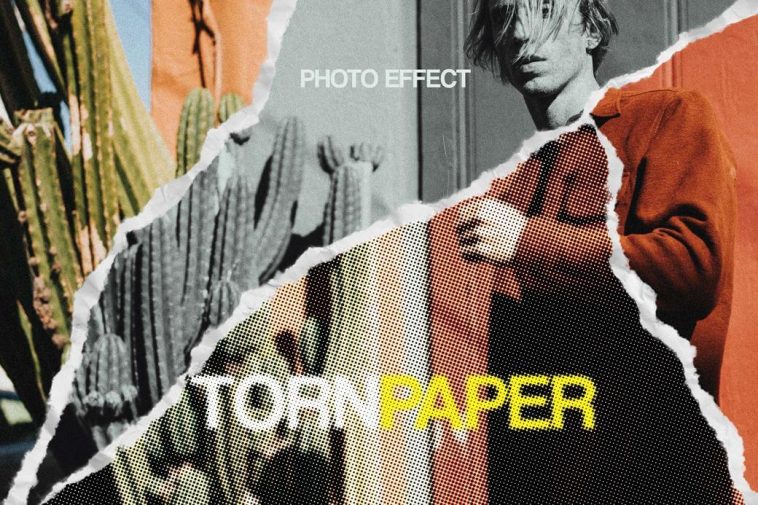 Torn & Ripped Paper Photo Effect Vol.2