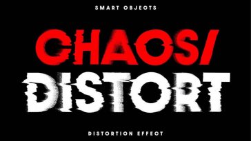 Distortion Text & Graphic Effect