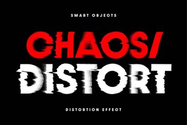 Distortion Text & Graphic Effect