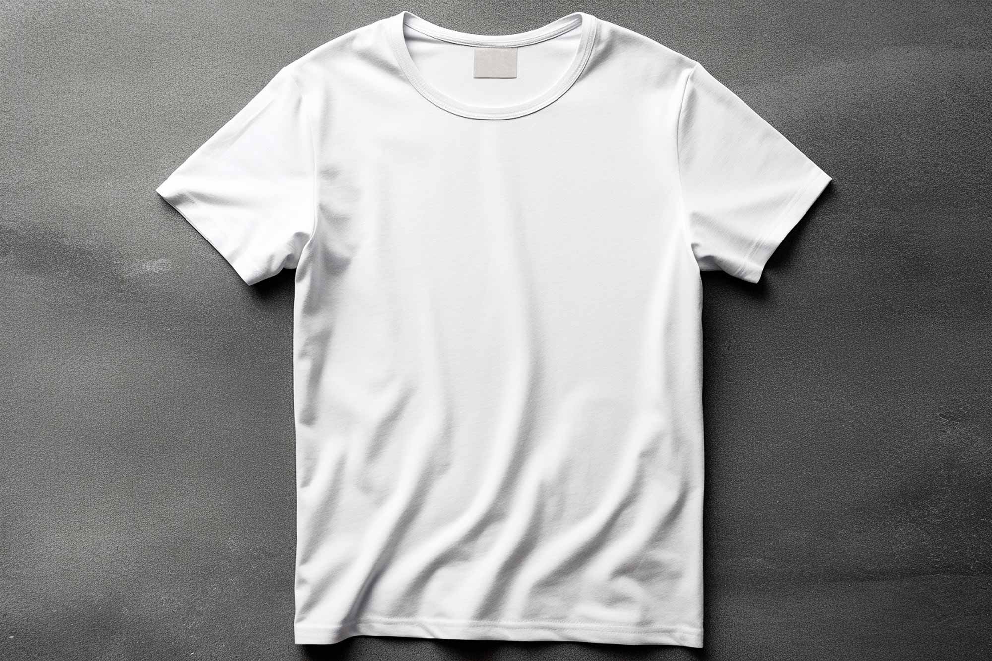 Flat T-Shirt Mockup PSD