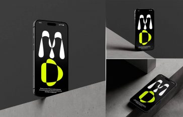 3 Free iPhone 16 Pro & Pro Max Mockup PSD Files