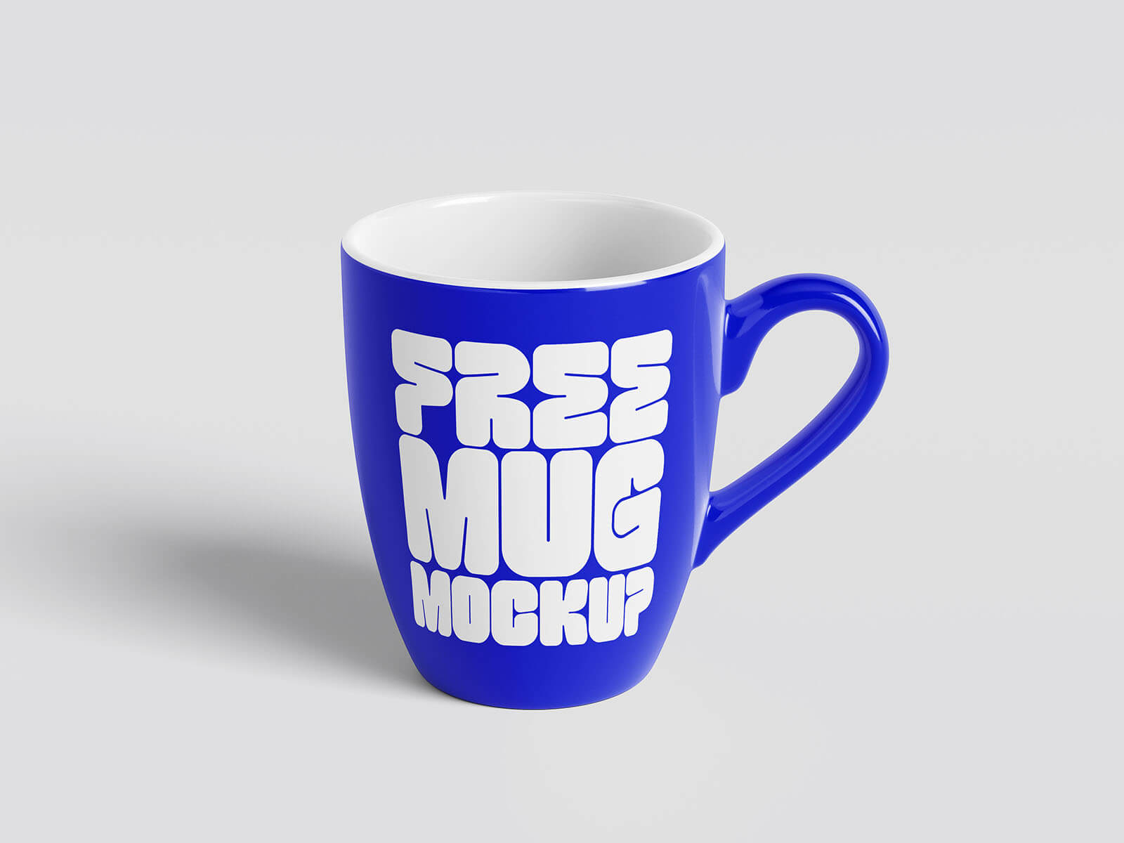 Free Tall V-Shape Mug Mockup PSD Set