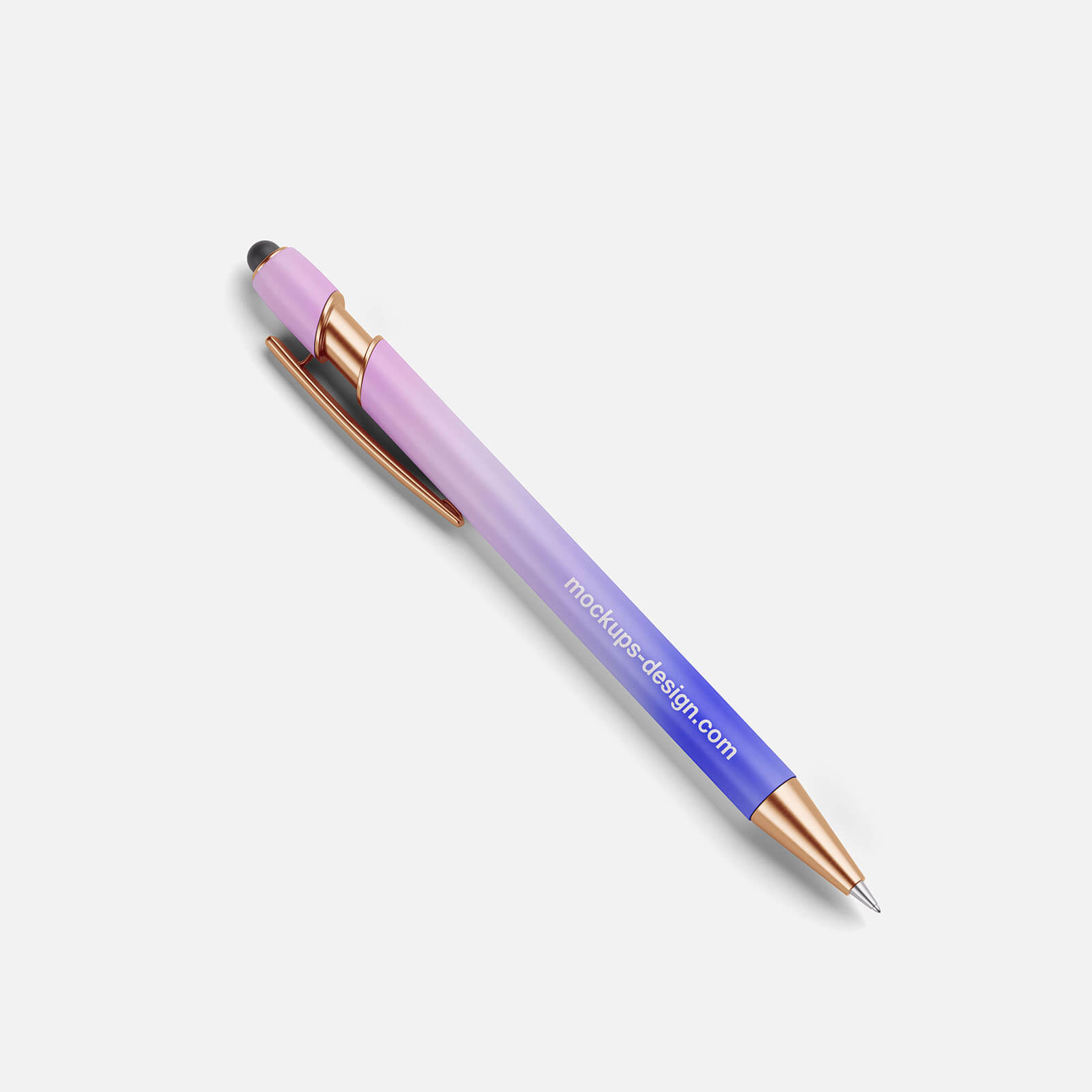 Free Ballpoint Pen With Stylus Mockup PSD Set