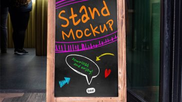 Free Classic A-Stand Mockup