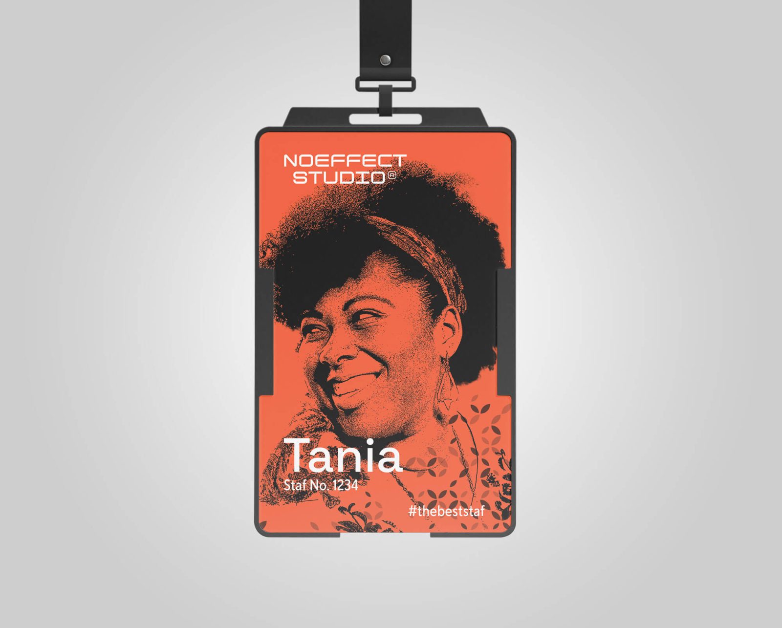 Free Modern Company ID Card Mockup PSD