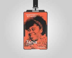 Free Modern Company ID Card Mockup PSD