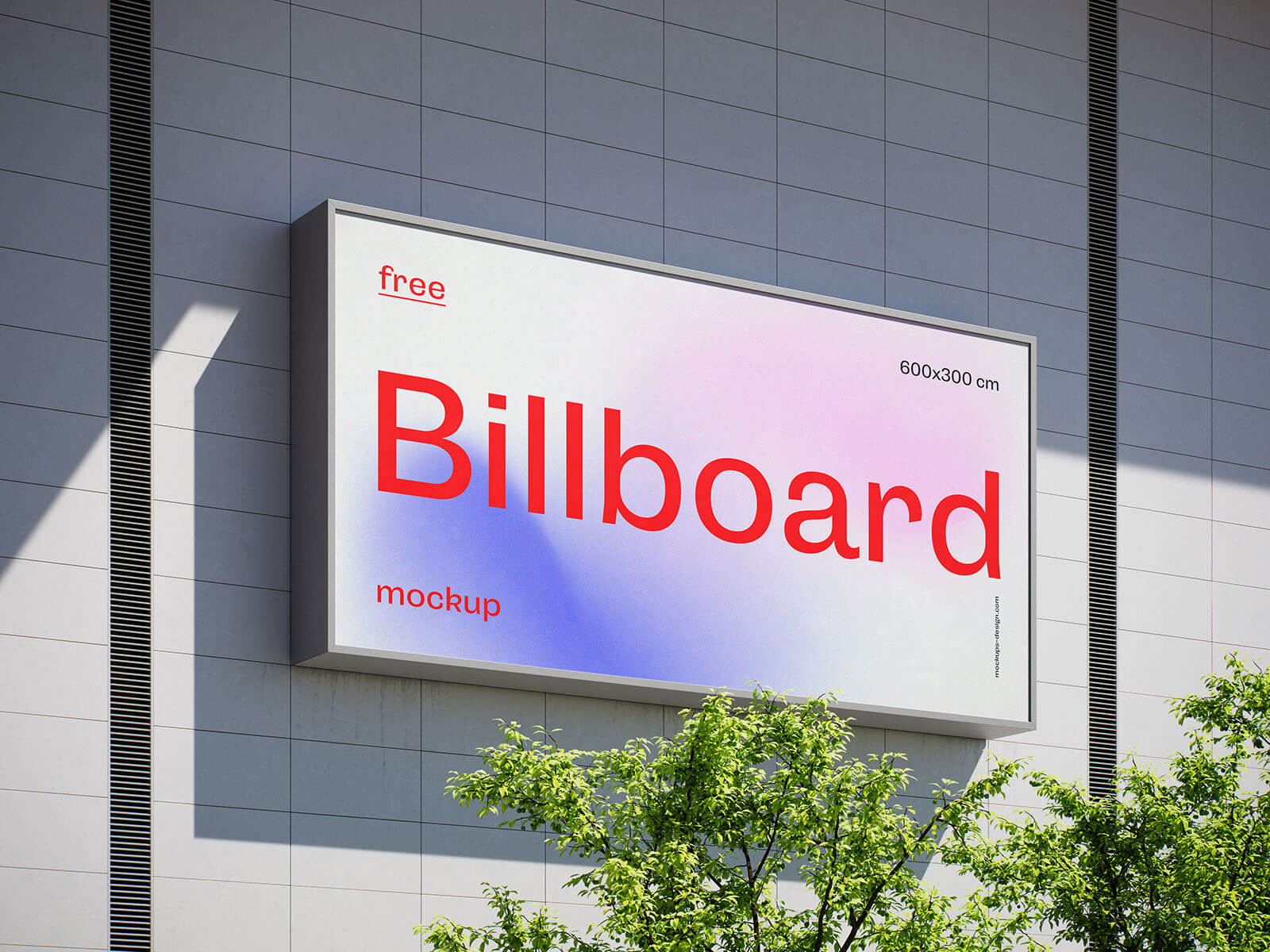 3 Free Wall Mounted Billboard Mockup PSD Set