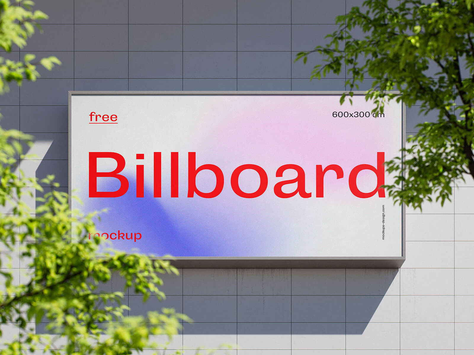 3 Free Wall Mounted Billboard Mockup PSD Set