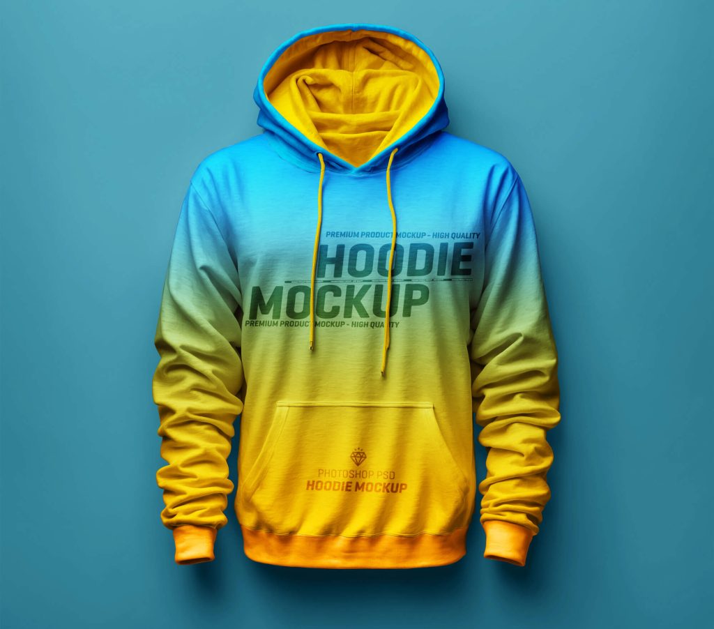 Free Front View Hoodie Mockup PSD - Best Free Mockups | PsFiles