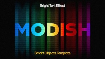 Motion Gradient Text Effect