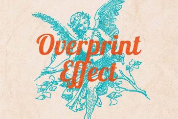 Retro Overprint Photo Effect