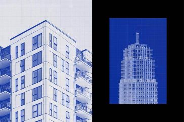 Blue Ink Print Photo Effect