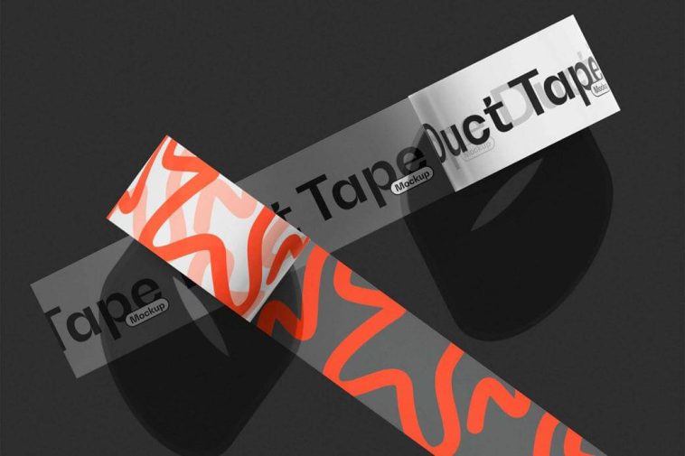 Duct Tape Rolls Mockup