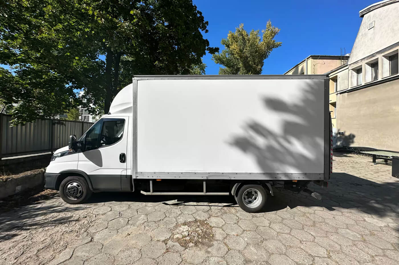 Free Box Truck Mockup