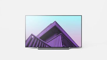 Free LG OLED TV Mockup PSD