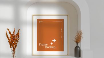 Free Minimal Photo Frame Mockup PSD