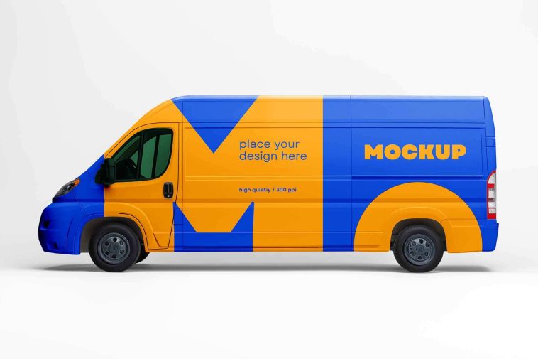 Free Van Mockup