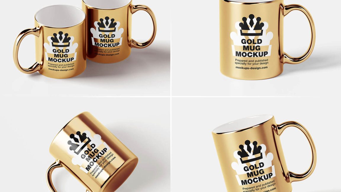 5 Free Glossy / Matt Ceramic Mug Mockup PSD Files - PsFiles