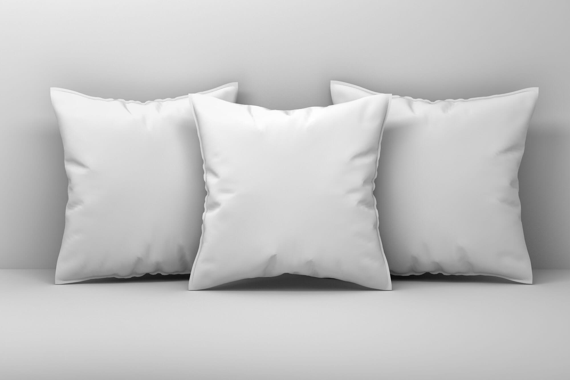 Square Pillows Mockup PSD