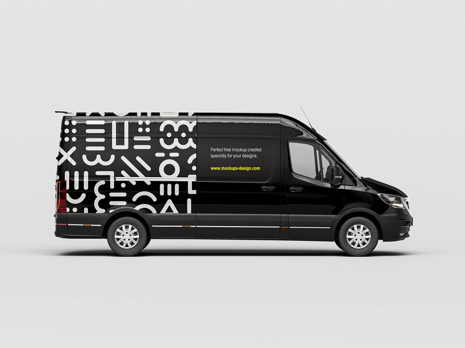 5 Free Cargo Delivery Van Mockup PSD Files