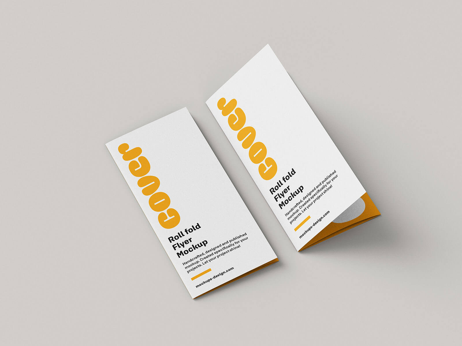 6 Free Premium Tri-Fold Brochure Mockup PSD Files