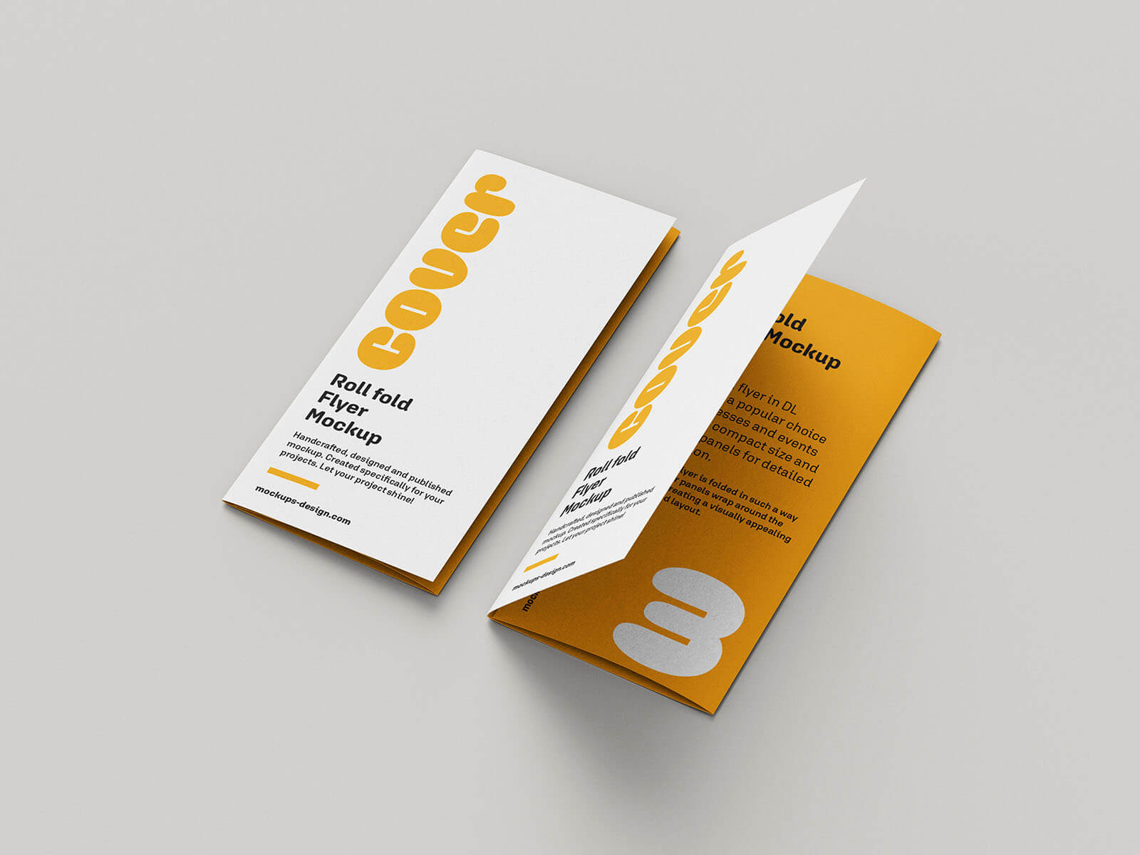 6 Free Premium Tri-Fold Brochure Mockup PSD Files