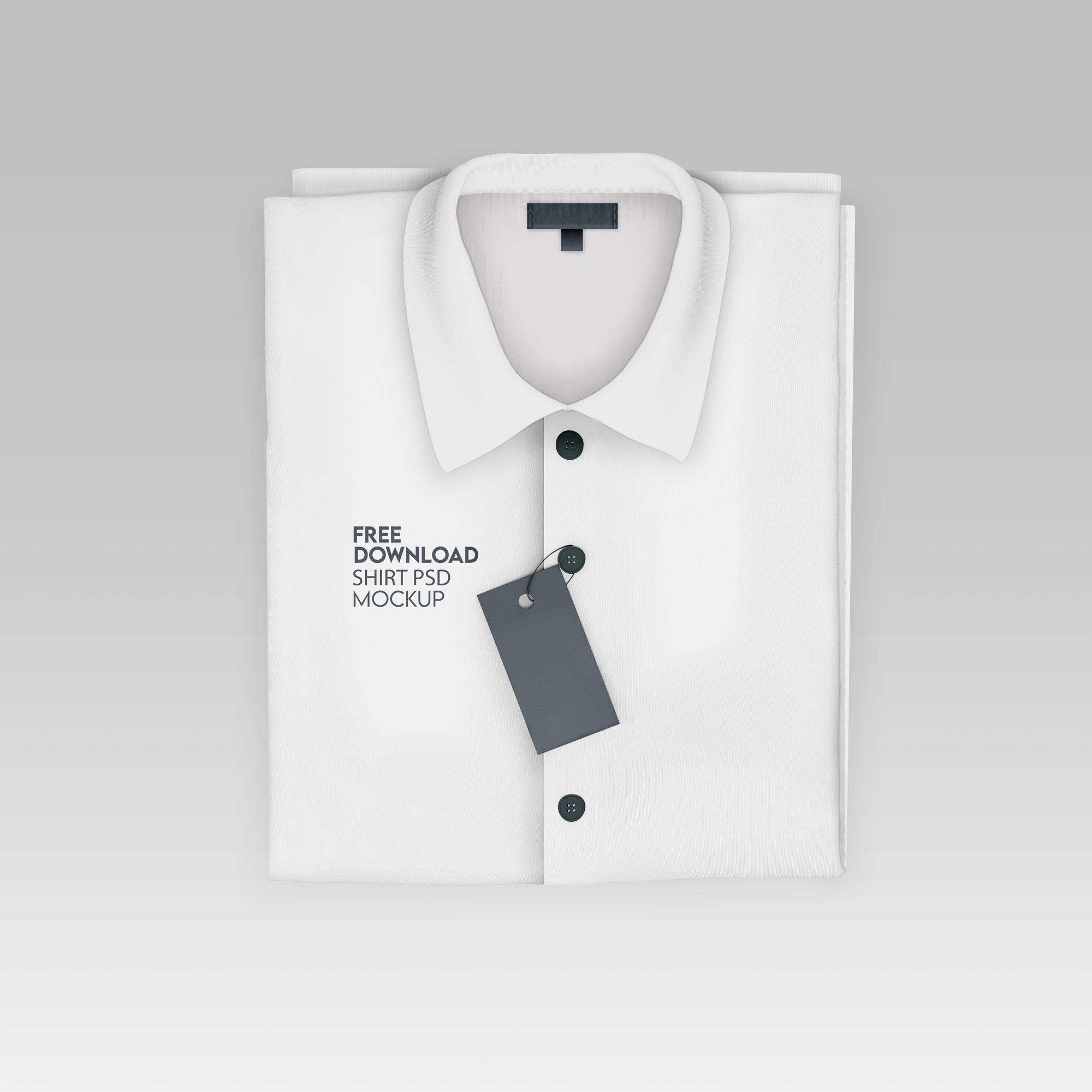 Free Folded Men’s Shirt Mockup PSD