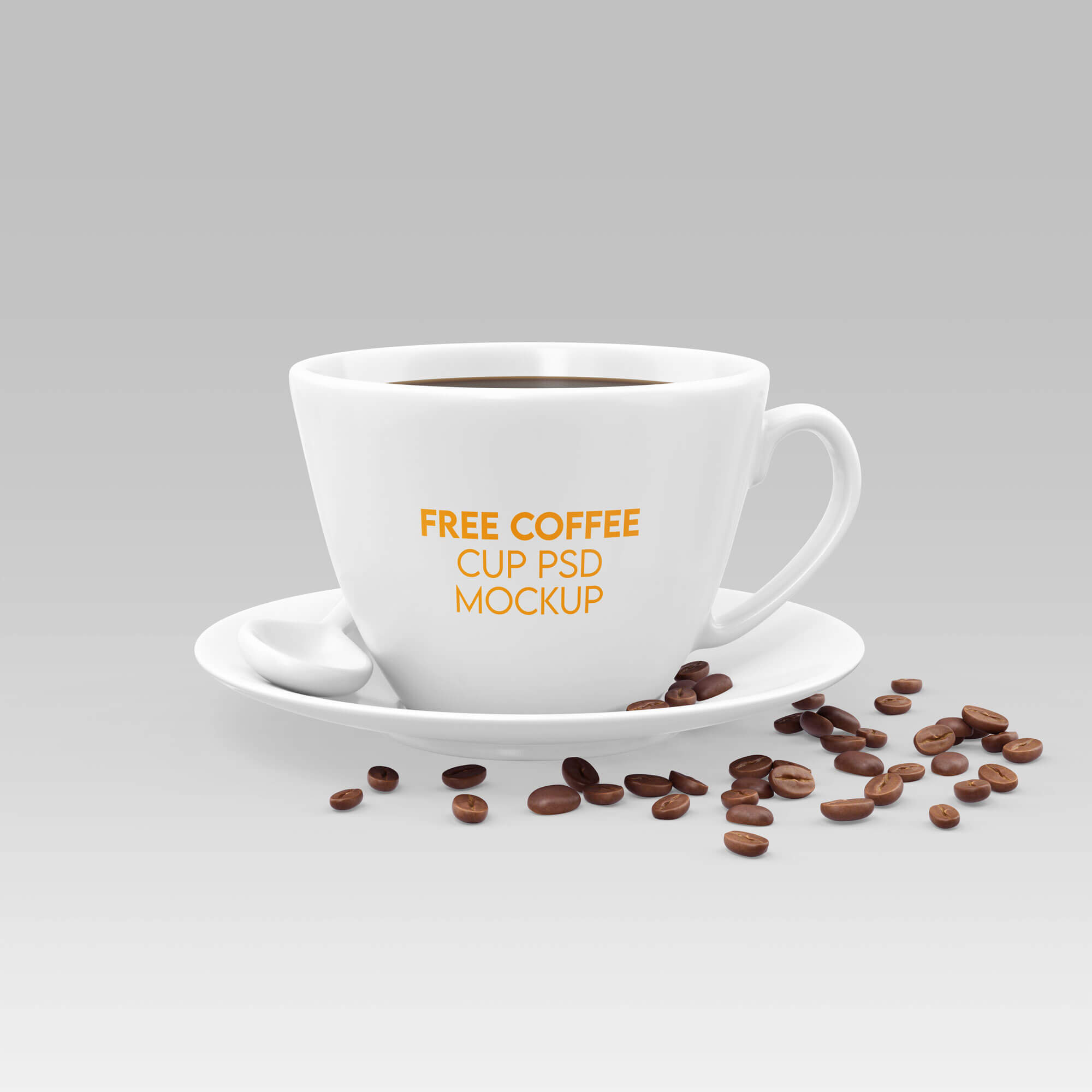 Free Coffee Cup PSD Mockup