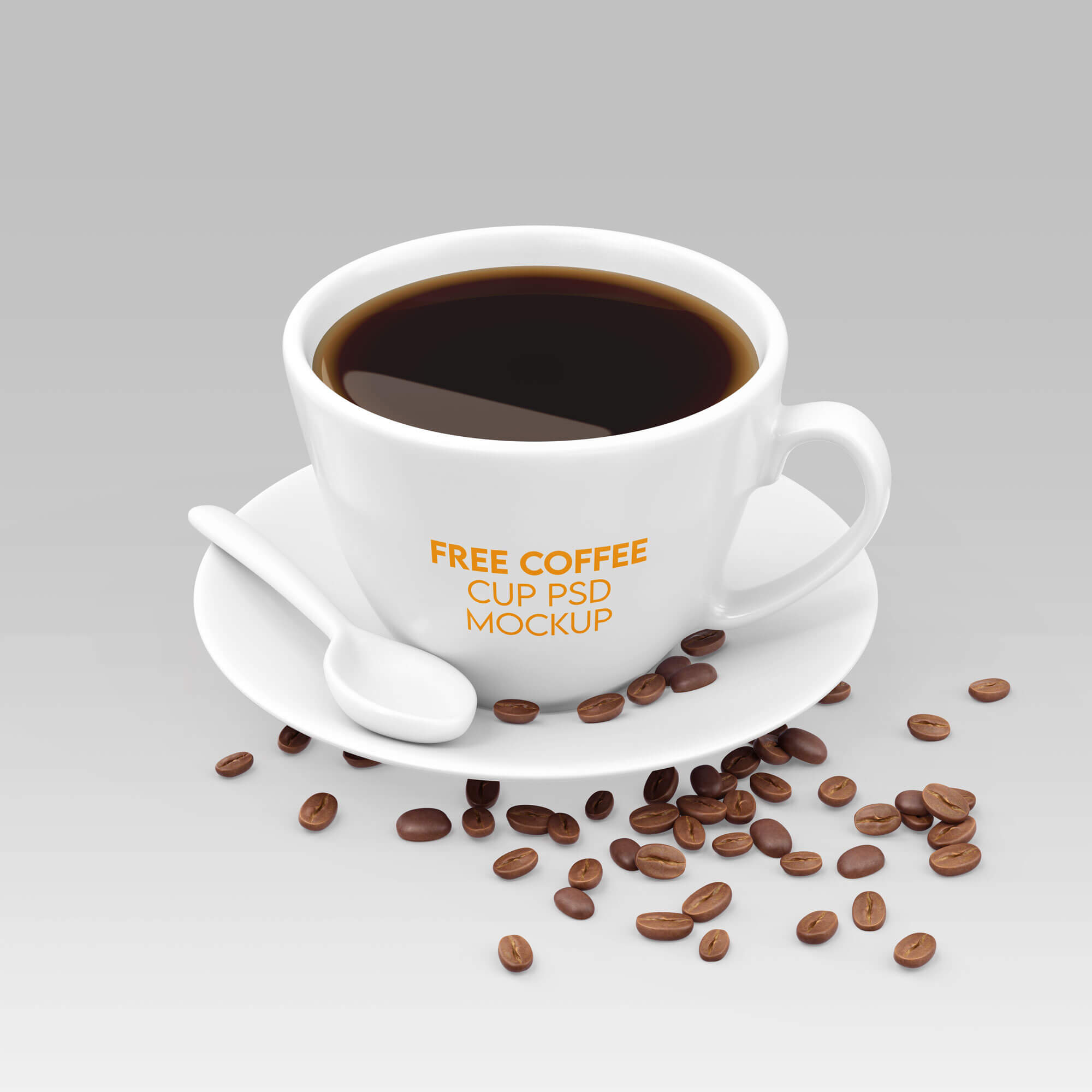 Free Coffee Cup PSD Mockup