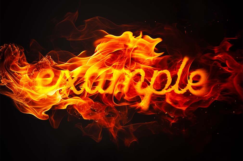 Free Melting Fire Flames Text Effect