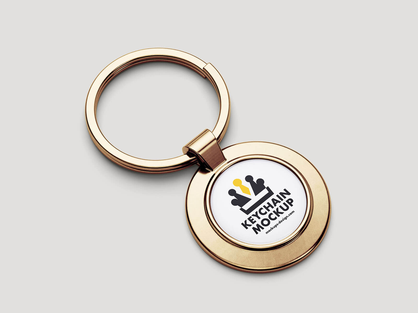 5 Free Shiny Key Chain Mockup PSD Files