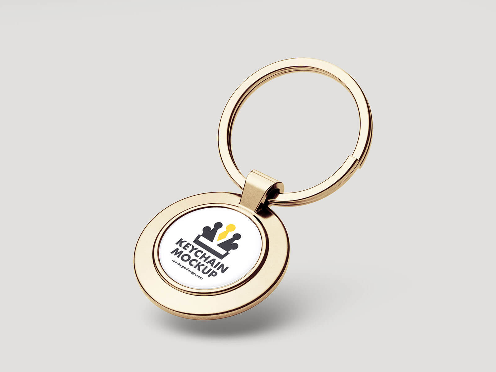 5 Free Shiny Key Chain Mockup PSD Files