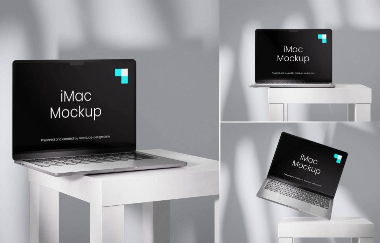 Free M3 MacBook Pro Mockup PSD Set