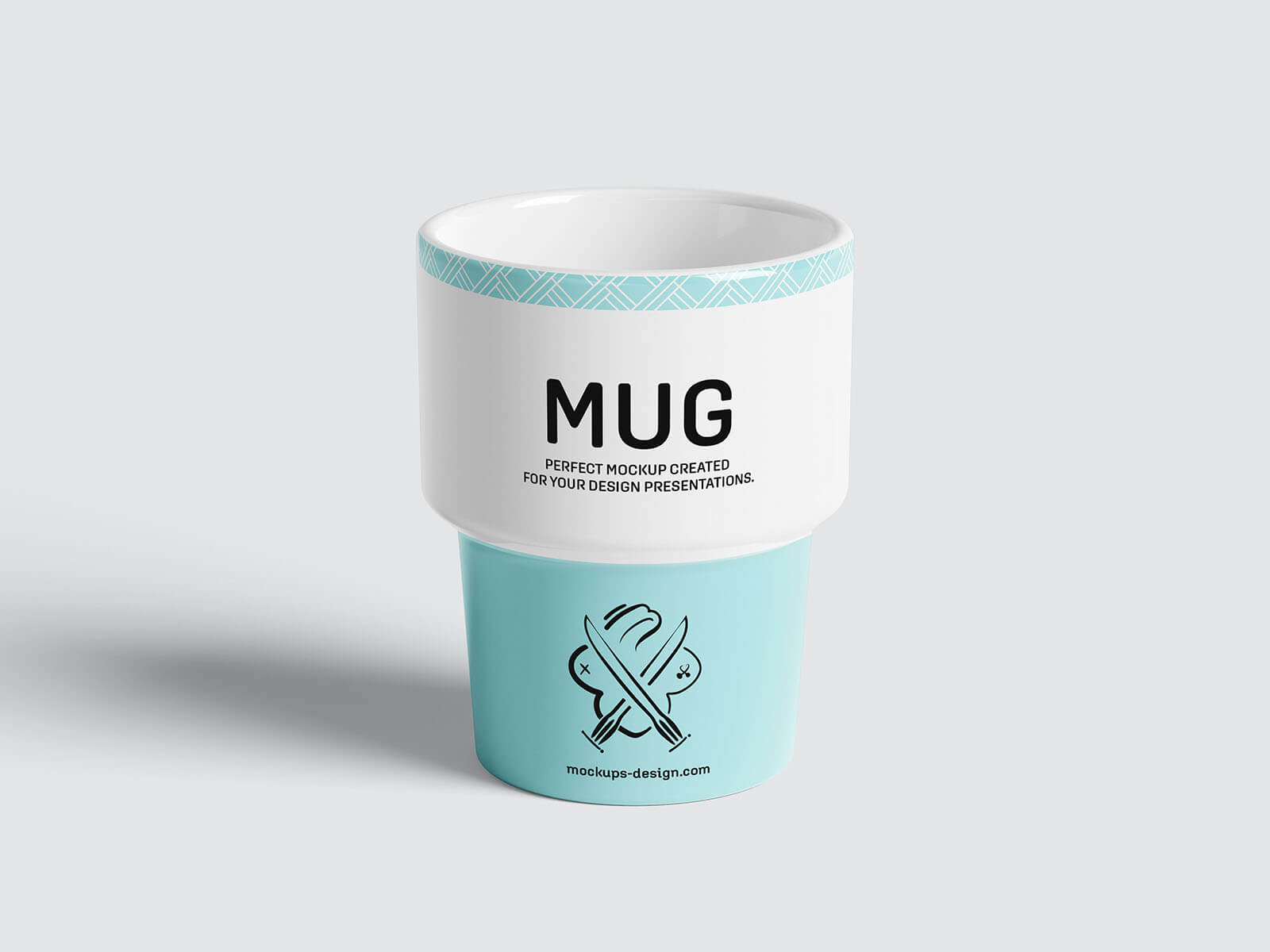 5 Free Retro Ceramic Mug PSD Mockup Set