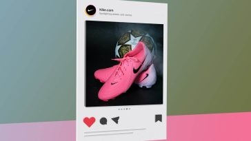 Free 3D Instagram Sponsored Ad Mockup PSD