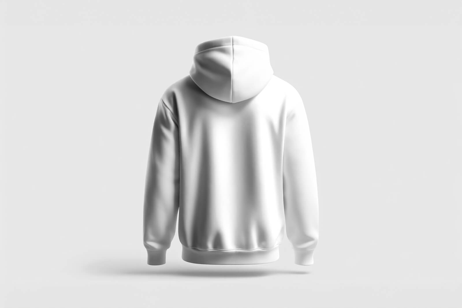 Free Full Sleeves Backside Hoodie Mockup PSD