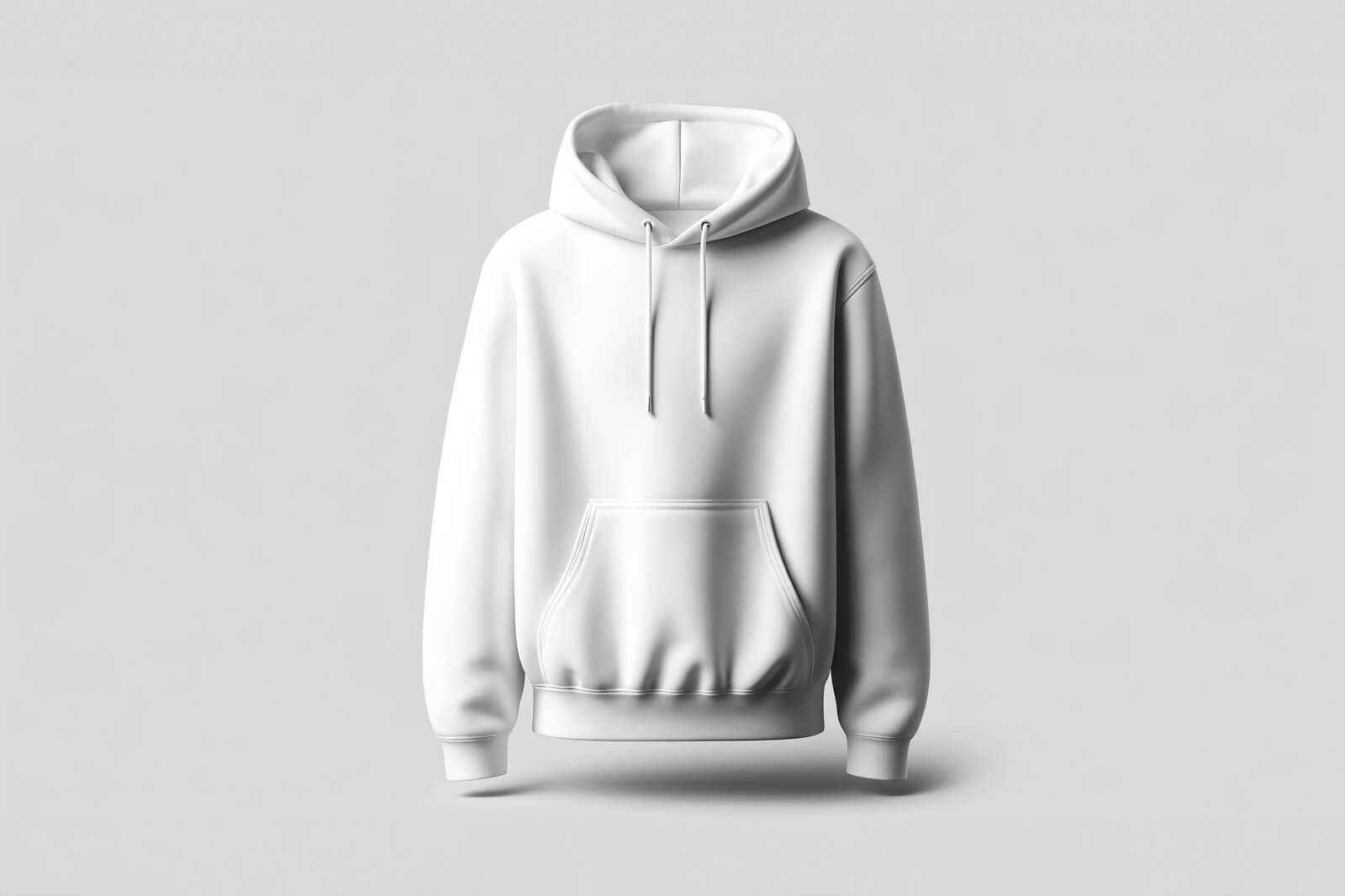 Free Full Sleeves Hoodie Mockup PSD