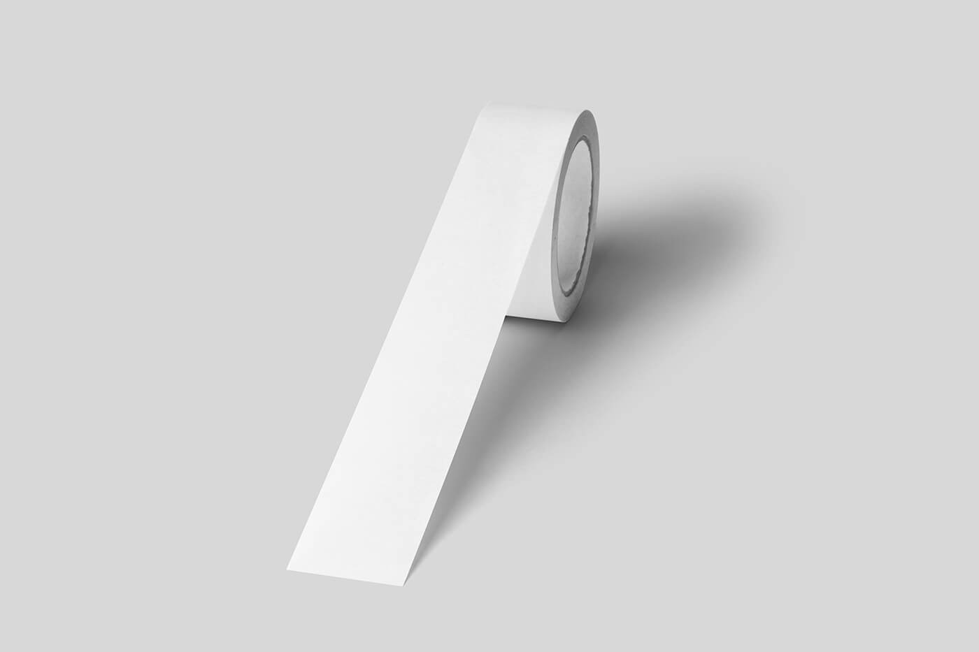 Free Perspective Adhesive Tape Mockup