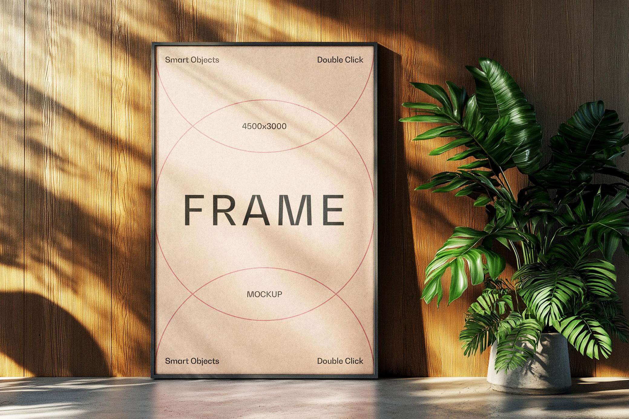 Free Interior Frame Mockup PSD