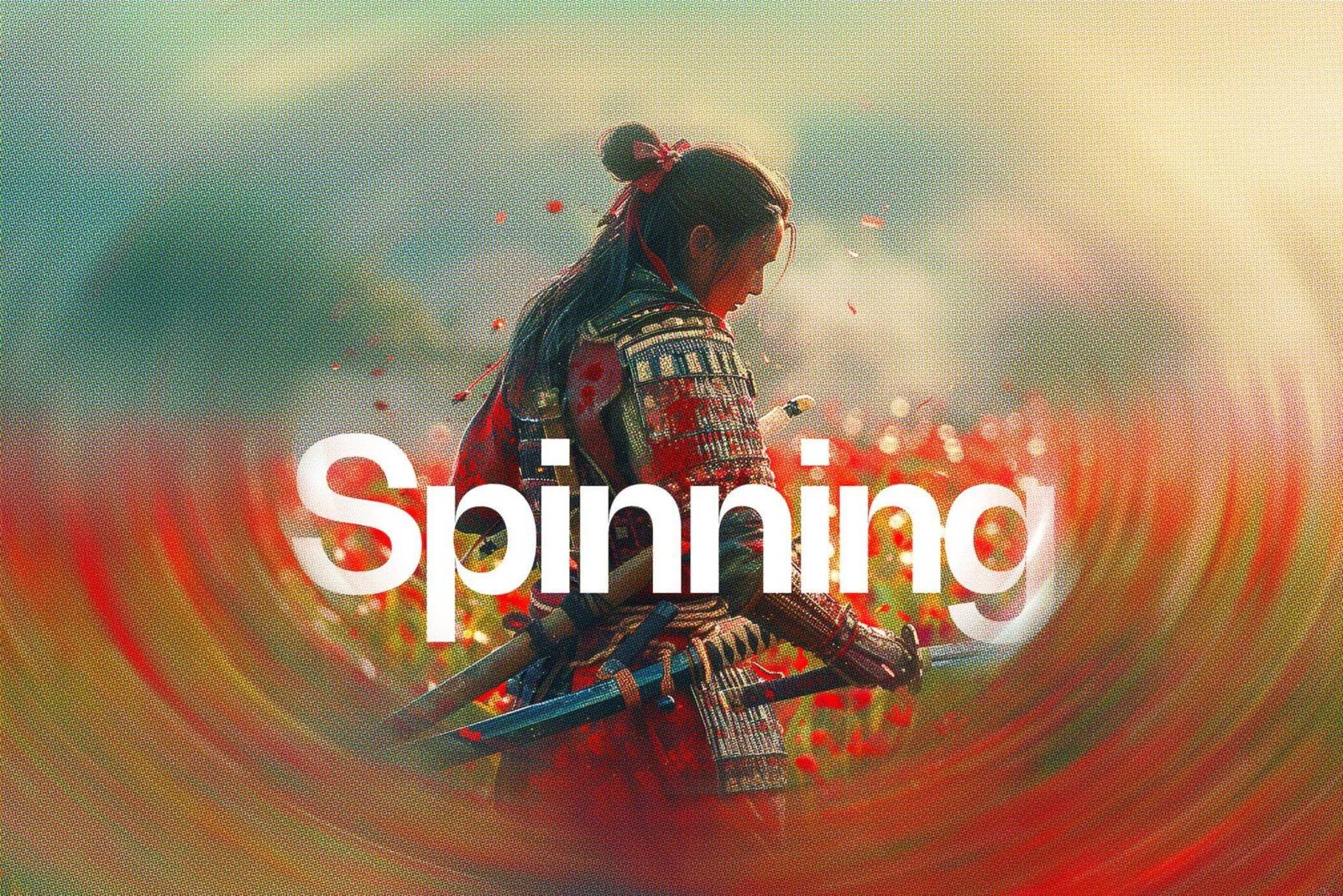 Free Spinning Blur Photo Effect PSD