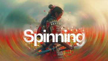 Free Spinning Blur Photo Effect PSD