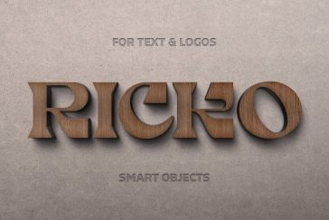 Free Craft Wood Sign Logo Mockup
