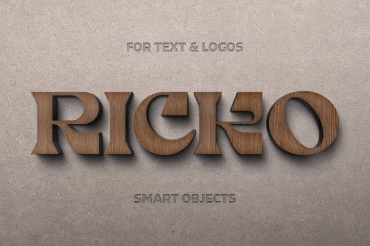 Free Craft Wood Sign Logo Mockup